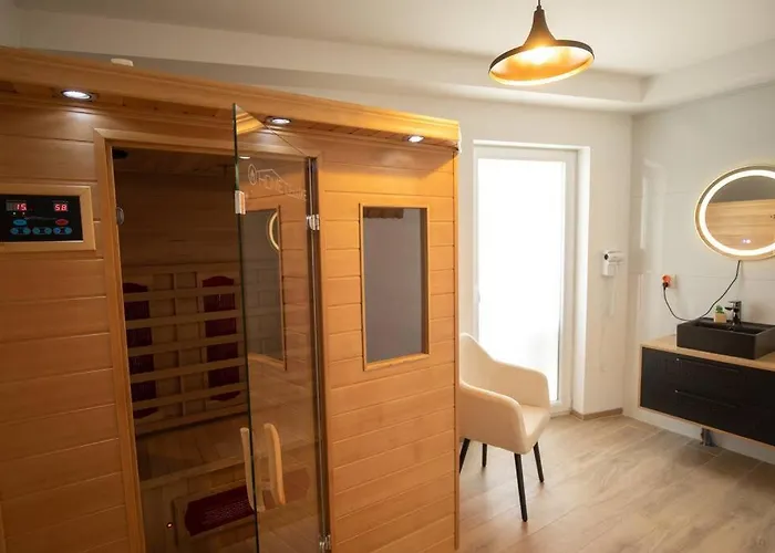8 Pers, Jacuzzi & Sauna 别墅 Andolsheim